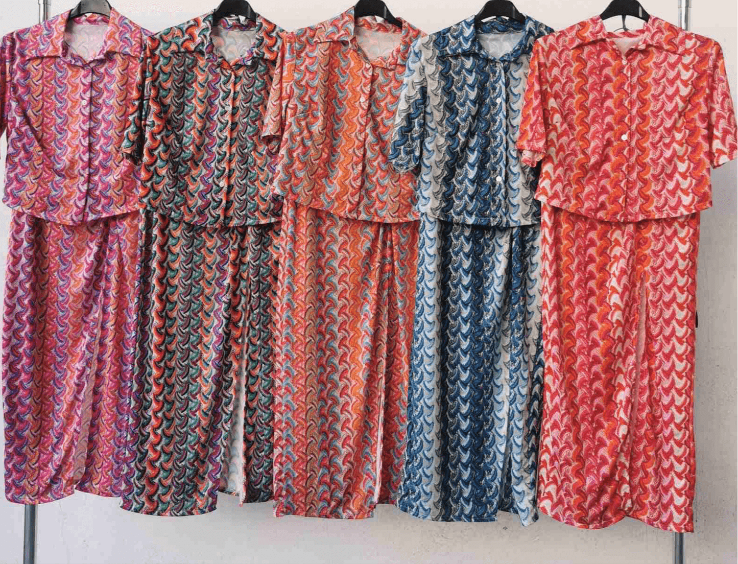 Boho σετ με δετή φούστα