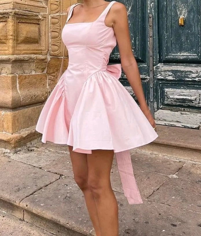 Μίνι φόρεμα με φιόγκο