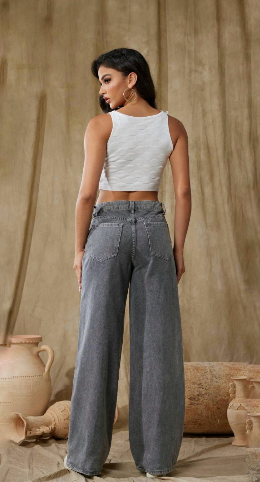 Γκρι τζιν παντελονι γκρι τζιν grey denim pants παντελονα γκρι 