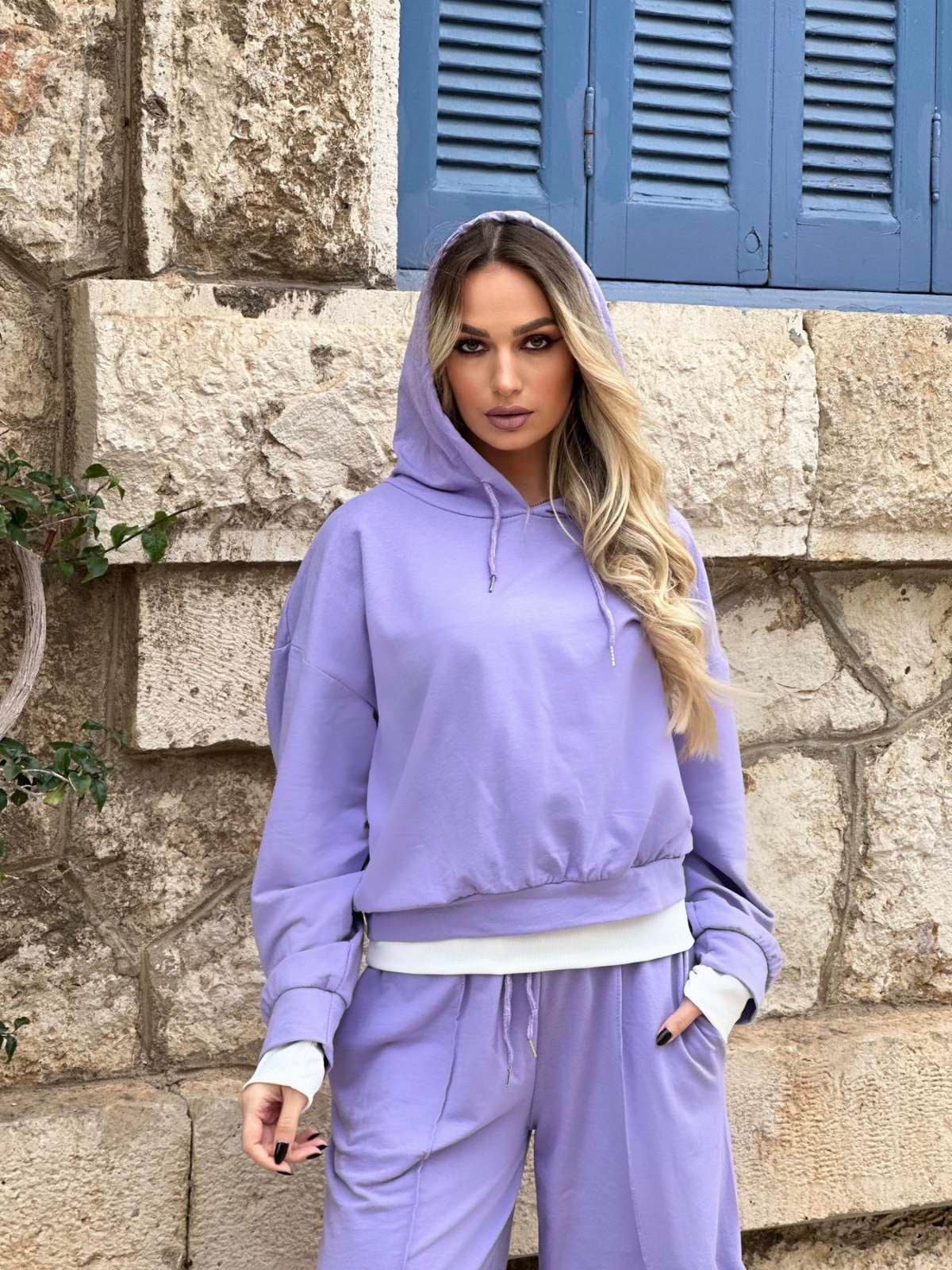 Σετ φόρμα με διπλή μπλούζα